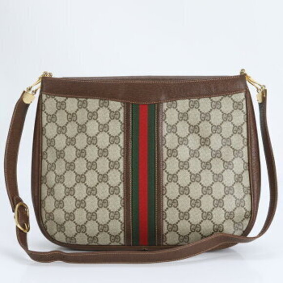 Gucci Handbags - Gucci GG Supreme Sherry Leather Shoulder Bag Tote